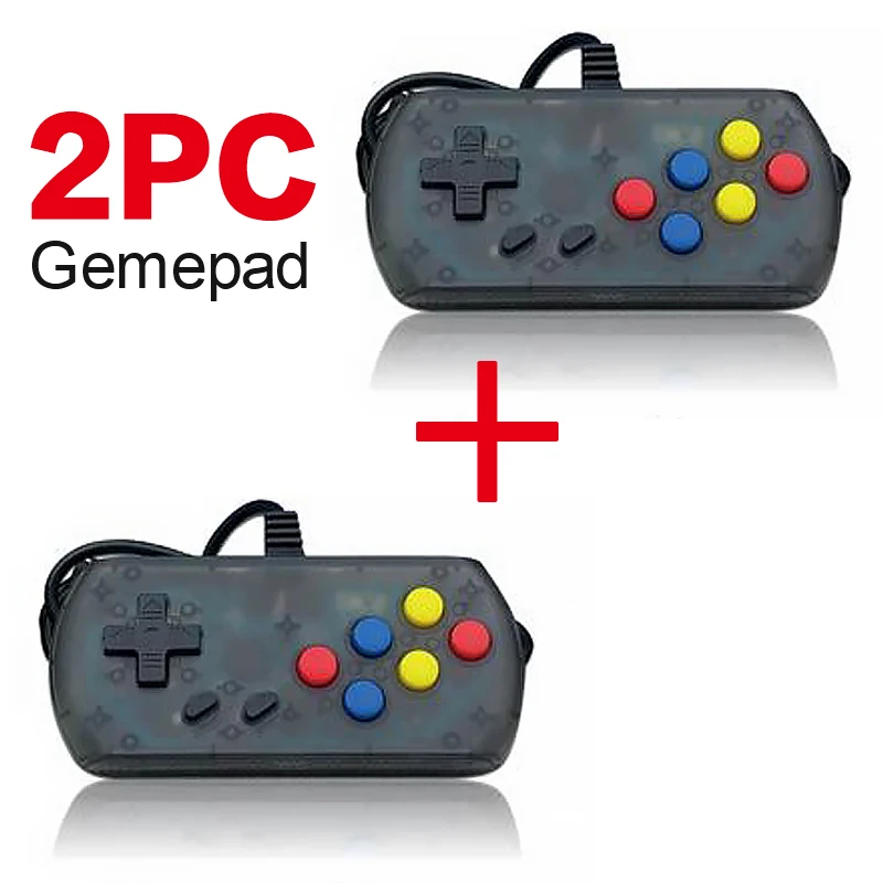 2PC Gamepad Портативная игра 3,0 дюймов видео игровая консоль 8 бит встроенные 168 классические игры Лучшие ретро игры Ручной игровой плеер для ребенка подарок - Цвет: 2PC Gamepad