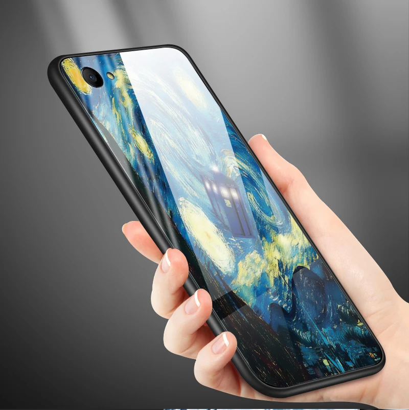 Противоударный чехол для телефона для OPPO R15X R17 Pro A39 A3S A57 A59 A7X A9 закаленное Стекло крышка Reno10x зум F1S F9 F11 найти K1 ракушками