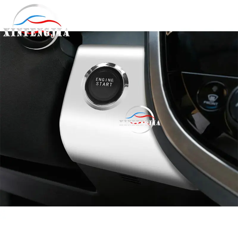 Для Toyota Camry Hybrid 18-19 Синий переключатель зажигания однокнопочный стартовый Каркас Крышка