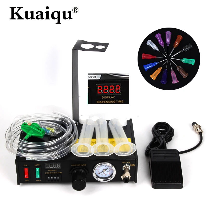 

KUAIQU HB983 automatic gluing machine liquid glue machine equipment epoxy dispensing controller transport DHL / EMS