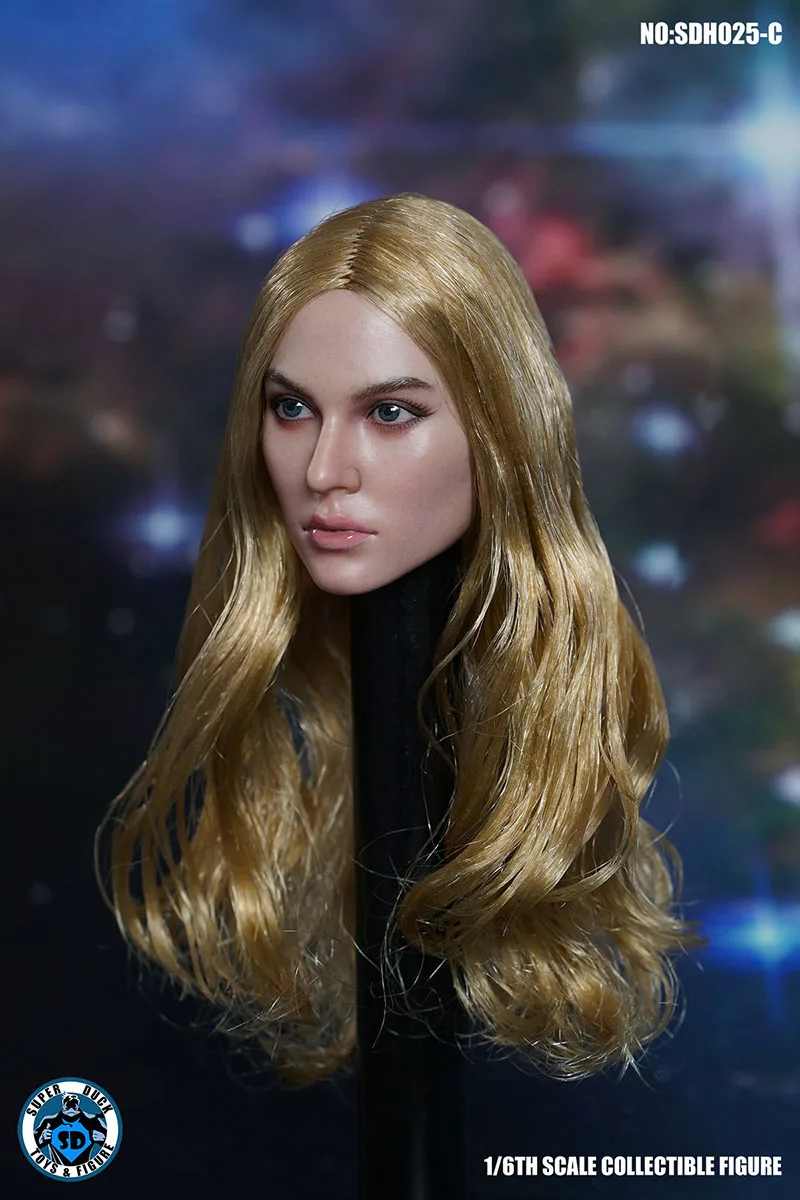 In Magazzino YMT073 1/6 Meier Head Sculpt Heavy Makeup Testa Femminile Carving Model F 12 Pollici TBL PH Soldier Action Figure Body - Foto 5