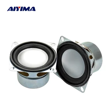 

AIYIMA 2Pcs 52mm Mini Audio Portable Speakers 4 Ohm 5W Antimagnetic Silver Basin Loudspeaker DIY Home Theater Sound System