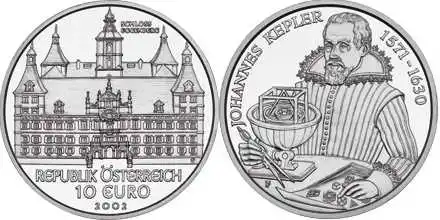 

Austria 2002 Egenberg Palace 10 Euro Commemorative Silver Coin Genuine Euro Collection Real Original Coins