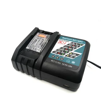 

For Makita Power Tool Lithium-Ion Battery Charger 7.2-18V Power Tool Battery Replace Charger DC18RC DC18RA US/UK/AU/EU Plug