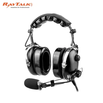 

High Quality Aviation Pilot Headsets, Nosic Cancelling Mic With Adjustable Metal Boom Arm, Comfortable Ear Pad, Include Bag
