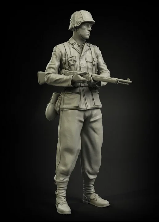 1/35 смоляные фигурки модельные наборы военные неокрашенные 666-1