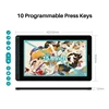 HUION New Arrival Kamvas 16(2021) Graphics Drawing Monitor Battery-free Digital Pen Tablet For Win/MAC And Android 120%s RGB 4