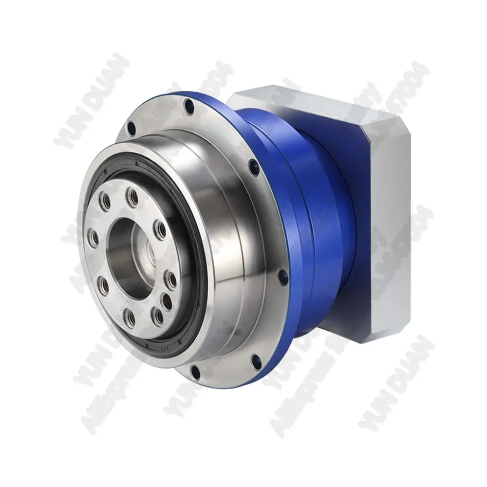 10:1 Ratio Flange Output Planetary Gearbox Reducer 10 Helical Gear Rotating Platform NEMA23 57mm Stepper Motor 8mm Laser Welding