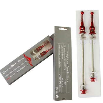 

1 Pair Bike Bicycle Wheel Hub Skewers Front & Rear Quick Release Clip Lever Axle