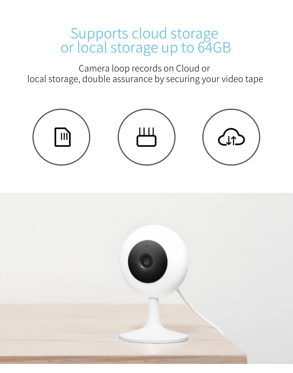 Xiaomi Mijia умная камера популярная версия ip-камера 720P Беспроводная инфракрасная камера ночного видения двухсторонняя аудио домашняя камера безопасности