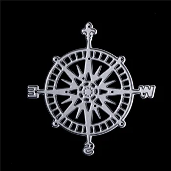 

Stencils Dies Compass stenciles For DIY Decorations Embossing Folder Die Cut Scrapbooking Metal Cutting