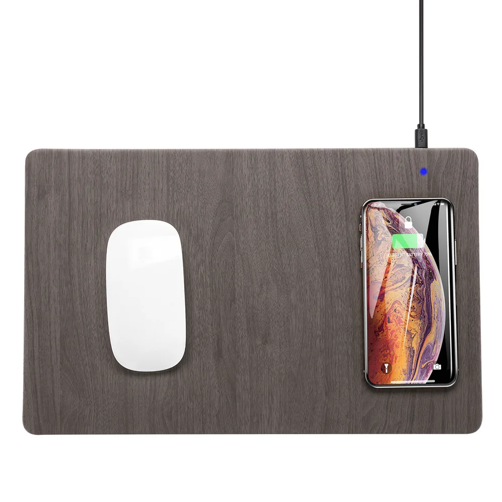 

10W Mobile Phone Wireless Charger Charging Mouse Pad Mat For IPhone X /8 8Plus Samsung Note S8 S9 Fast Charging Mouse Pad
