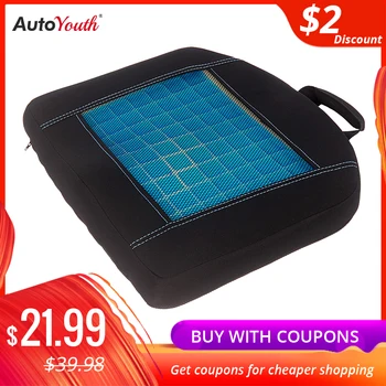 

AUTOYOUTH Car Seat Heightened Thickened Memory Foam Driver Seat Car Seat Single Butt Pad Universal Seat Cushion