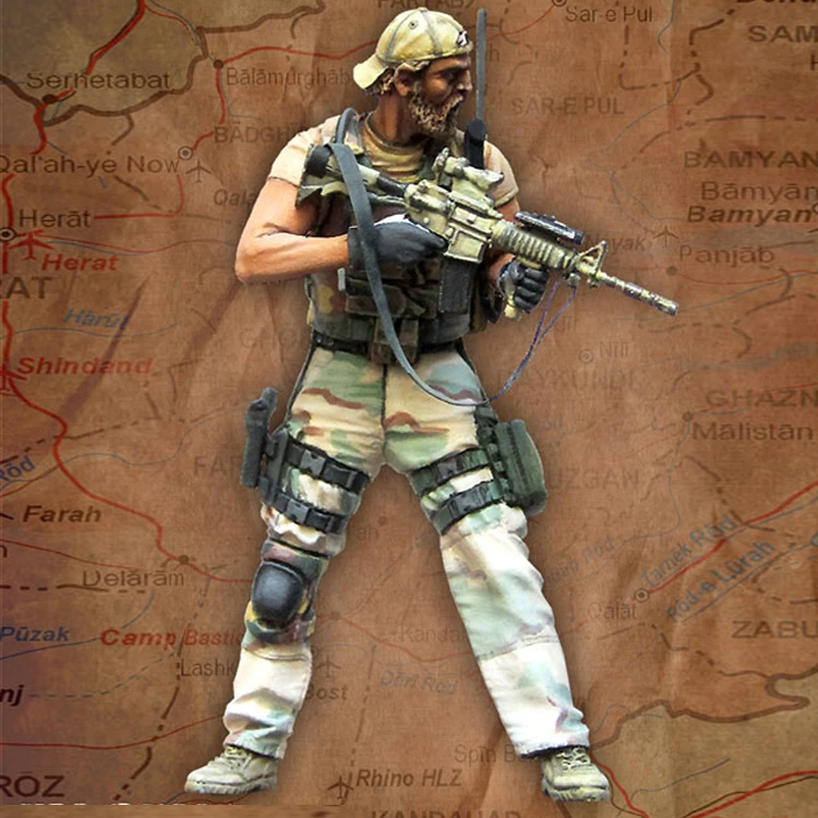 1/35 Resin Figure Model Kit US Soldier Special Forces Afghanistan War Unpainted 