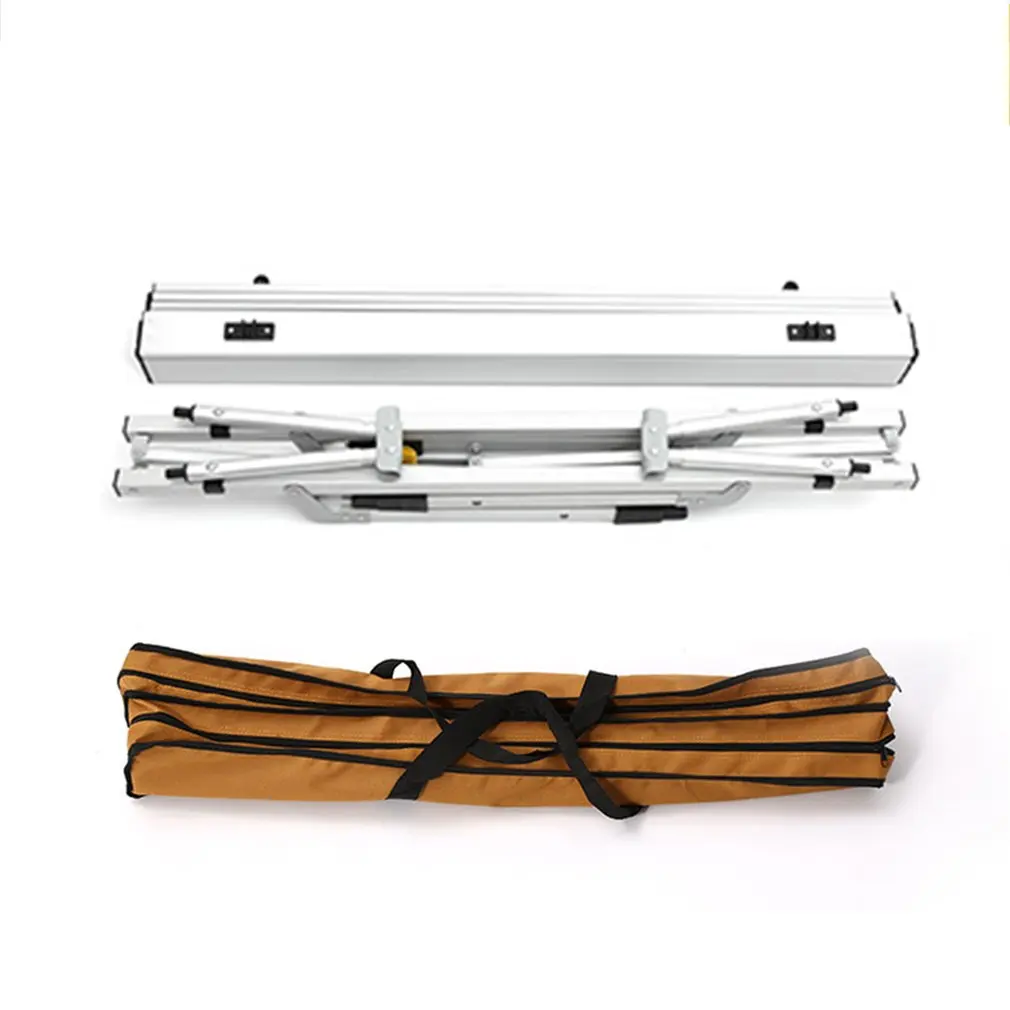 

Portable Folding Camping Table Aluminum Alloy Height-Adjustable Rolling Table for Outdoor Camping Picnic