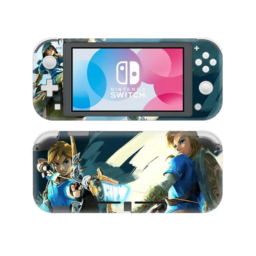 NS NX аксессуары виниловая кожа Наклейка для nintendo Switch Lite Защитная крышка наклейка виниловая кожа для кожи наклейка s 0239 - Цвет: Серебристый