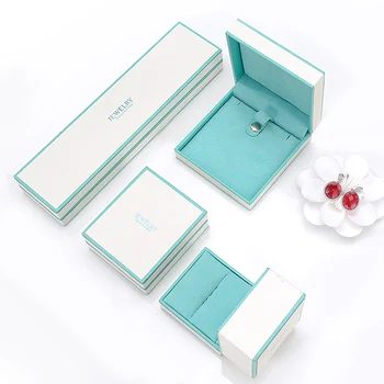 

UMCHO Fresh and Simple Style Jewelry Box Gift Box White Color Rings Earrings Necklace Bracelet Box Wedding Ring Jewelry Display