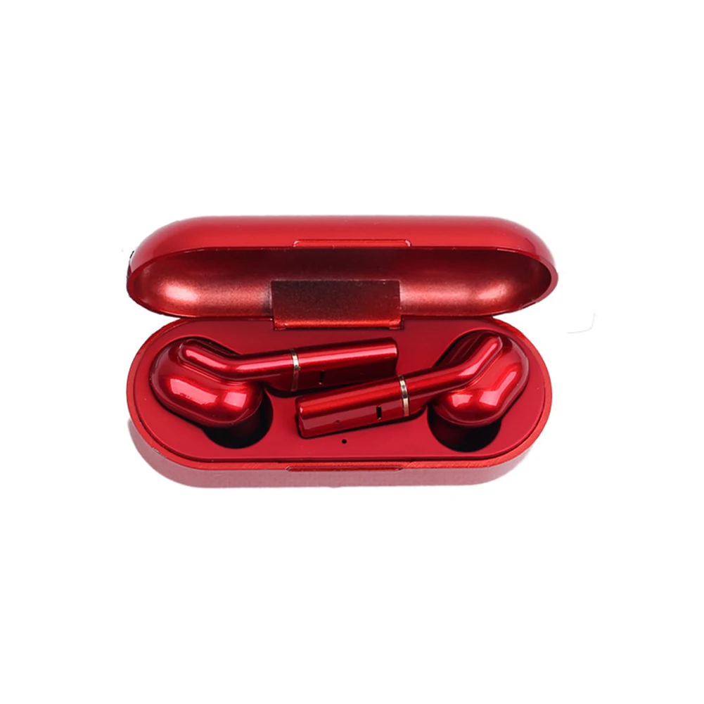 Cena 5.0 uniwersalny bezprzewodowy zestaw słuchawkowy Stereo sterowanie dotykowe z okno ładowania słuchawki Bluetooth wodoodporne słuchawki obustronne otrzymać telefon zwrotny od sport przenośne muzyki