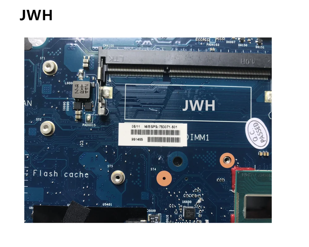 Для hp EliteBook 720 820 G1 материнская плата i7-4500U 753071-001 753071-501 753071-601 тестирование работы