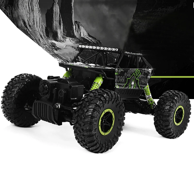 2,4G 4CH 4WD Rock Crawlers 4x4 вождение автомобиля двойные двигатели привод Bigfoot автомобили дистанционное управление Модель внедорожник игрушка