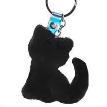 Милые плюшевые котенок брелок красочные и меховыми помпонами, кулон в виде пары помпоном; милые туфли ключ "помпон" Модель спасательного круга волос Автомобильная декоративная подвеска