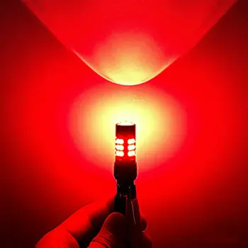 

2x 1156 LED Strobe Flashing Brake/Stop Bulbs 30SMD Tail Blinking Light Red High Quality NEW Low Power Consumption