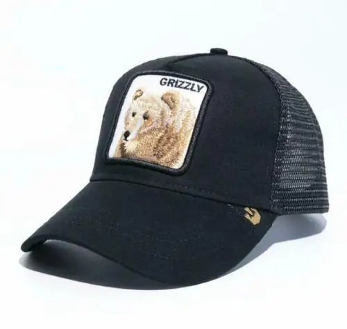 GRIZZLY BLACK Новинка, аутентичная бейсболка с вышивкой, Женская Повседневная Бейсболка, Кепка с вышивкой буквами s, женская модная летняя солнцезащитная Кепка для девочек, А5 - Цвет: GRIZZLY BLACK