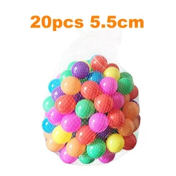 Eco-Friendly Soft PE Play Balls for Kids - 20 Pieces (5.5cm) (20pcs 5.5cm)