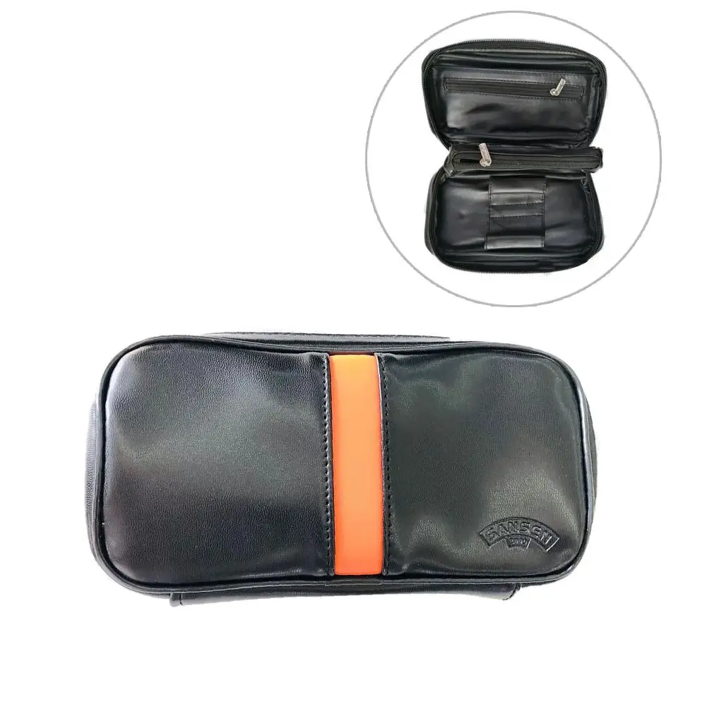 Мягкий клатч из искусственной кожи для 2 труб портативный Классический чехол