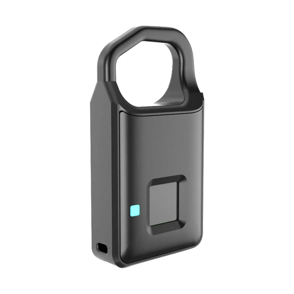 P4 отпечаток пальца Замок USB Перезаряжаемый умный без ключа Противоугонный чемодан с висячим замком дверной замок Защита от взлома
