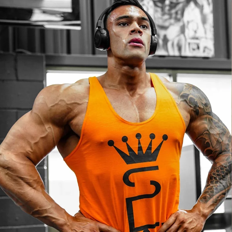 FRMARO майка для спортзала, Спортивная мужская майка для бега, майка для фитнеса и тренировок, хлопковая майка для бодибилдинга, Мужская Спортивная майка