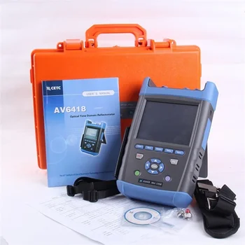 

CETC OTDR AV6418 1310/1550nm 45/43dB OTDR Tester Fiber Optic OTDR