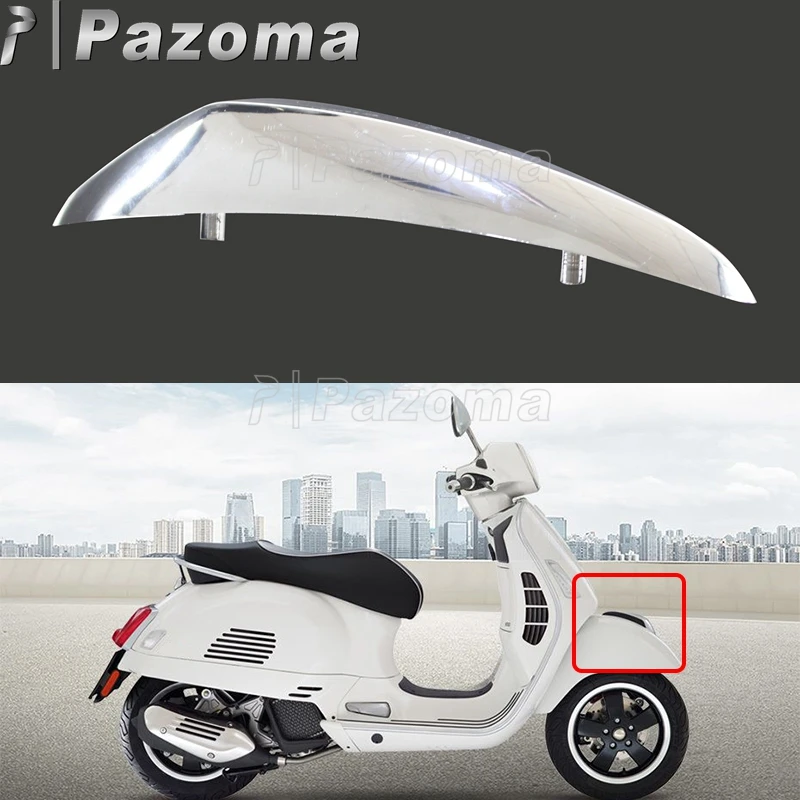New Motorcycle Scooter Front Fender Crest Mudguard Decoration For Vespa Gts  125 250 Cc Vespa S 50 Cc. 2t 125 Cc. 4t 150 Cc. 4t - Motorcycle Mudguards -  AliExpress