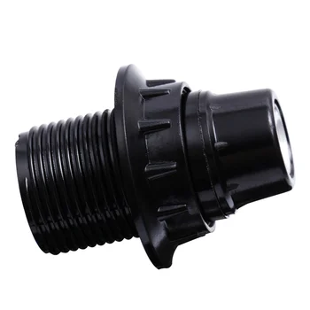 

6pcs E14 Lamp Base Self-locking Durable Vintage Plastic Screw Cap Socket Lamp Base Light Holder for Lamp Bulb