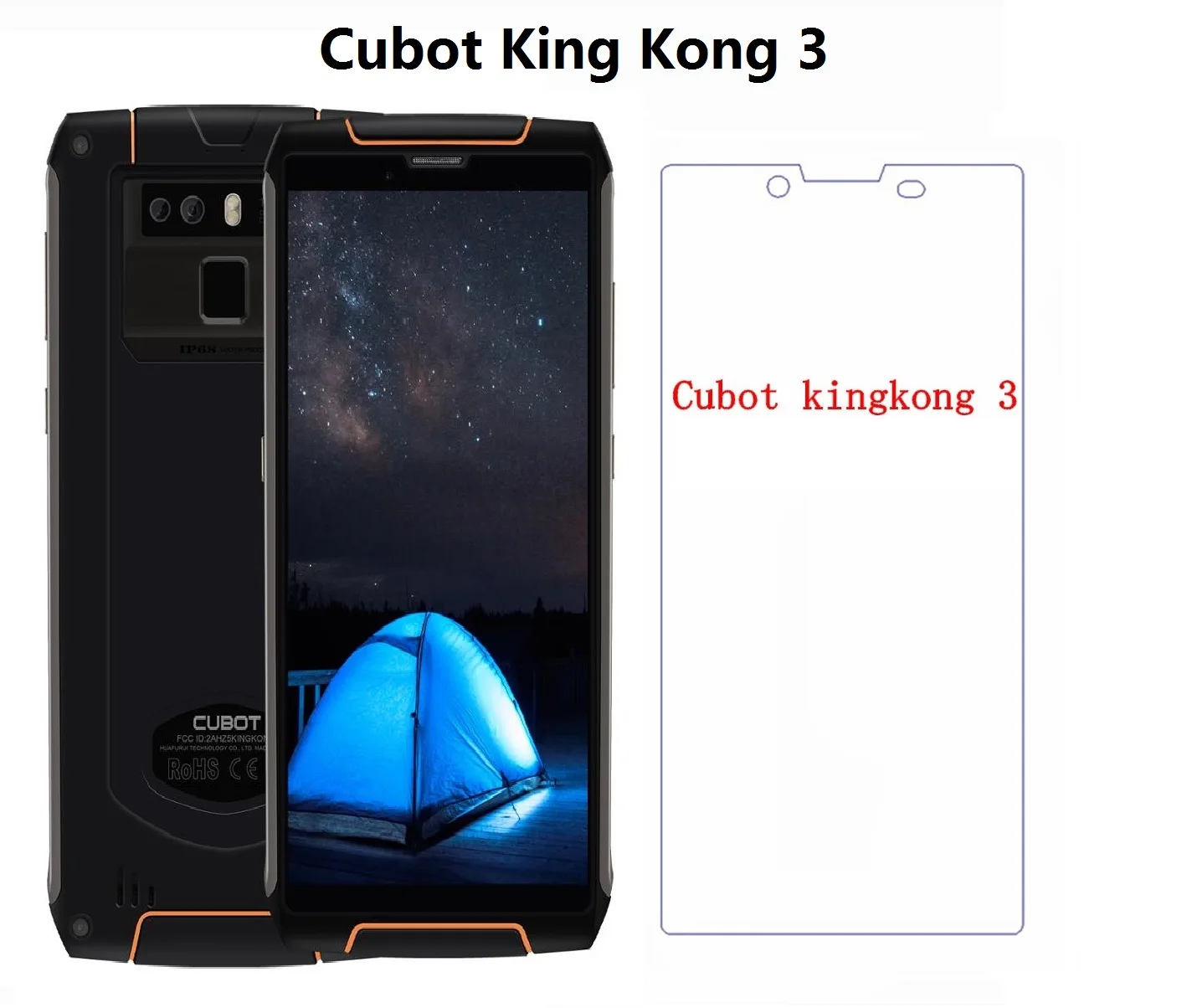 Tempered Glass For Cubot King Kong 3 Safety Glass Mobile Phone Film Case For Cubot King Kong3