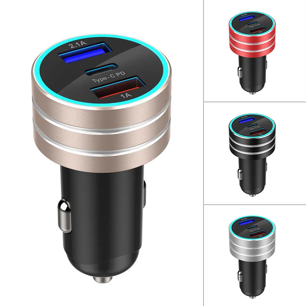 Автомобильное зарядное устройство прикуриватель двойной USB адаптер напряжение Разъем для Apple Phone