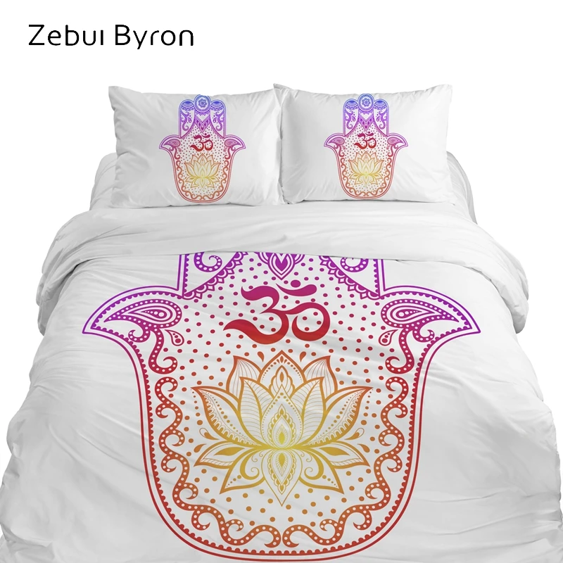 

3D bed Set,luxury Bedding sets King/Queen/Custom Size,duvet cover set colourfull Hamsa Hand,Blanket/Quilt Cover Set,Drop Ship
