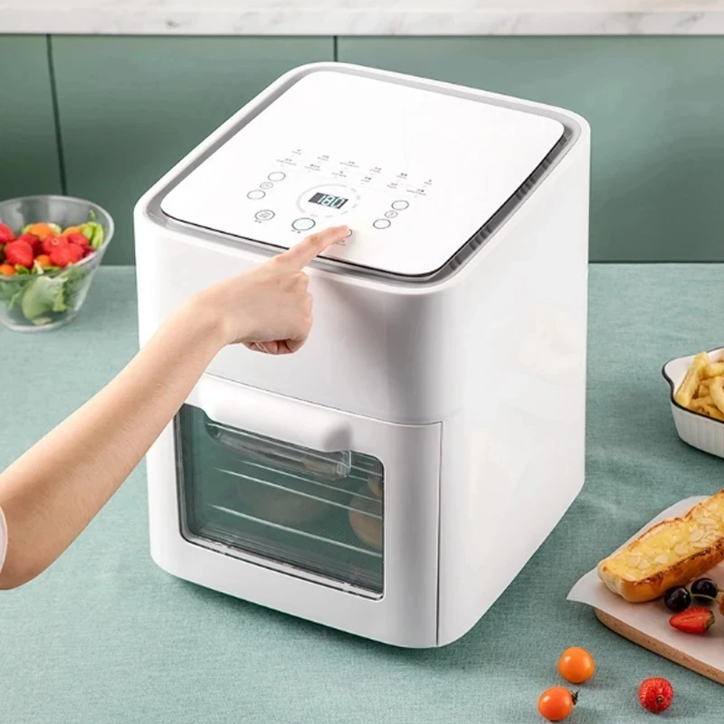 Multifunction Smart Fryer Chicken Oil free Air Fryer Oven Healthy Food Fryer Cooker Touch LCD Electric Deep Fryer - Famidy.com