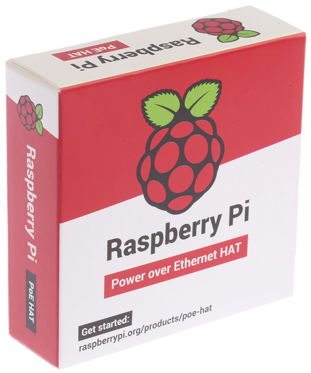 Raspberry Pi PoE HAT Плата расширения Power over Ethernet (PoE) для 3 Model B + и 4B|Аксессуары