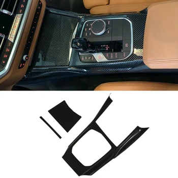 

Carbon Fiber ABS Center Console Gear Shift Panel Cover Trim For-BMW 3 Series G20 G21 G28 2019 2020