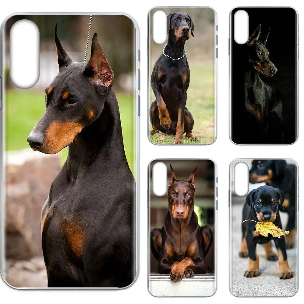 Мягкие чехлы Pinscher Doberman для Xiaomi Redmi mi10 lite Pro Note 9 PRO Max 9s Mi9 K30 K20 | Мобильные телефоны и