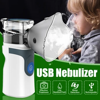 

Mini Handheld portable autoclean Inhale Nebulizer Mesh atomizer silent inhaler nebuliser inhalator for kids nebulizador portatil