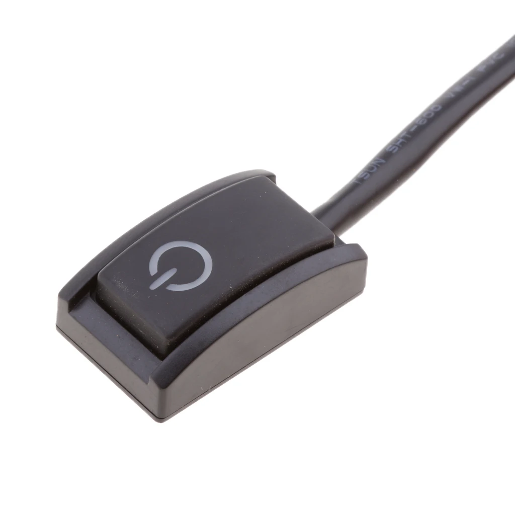 12V 200mA Auto Car Push Button Start Stop On/Off Switch Light Control
