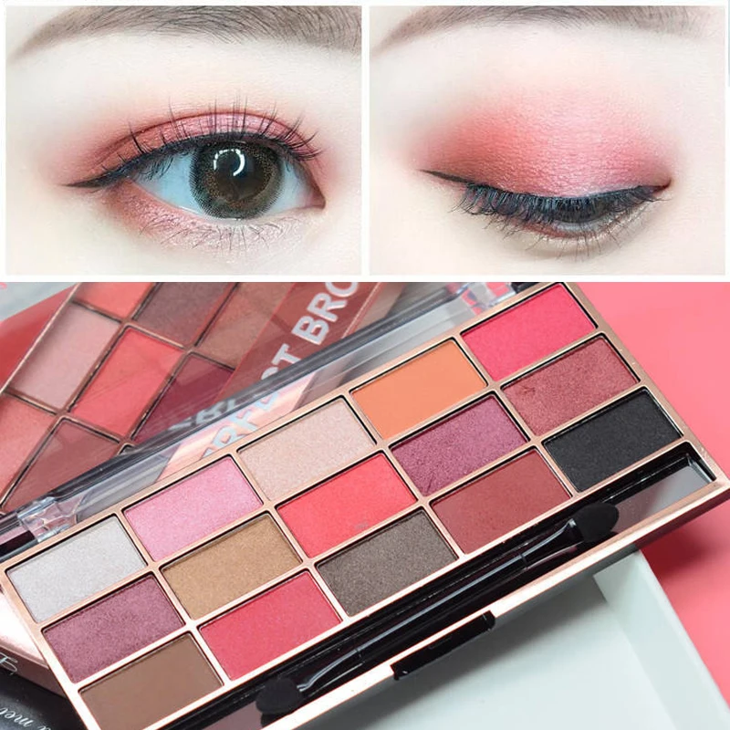 

2019 Popular Long Lasting Non-fading Eye Shadow Palette Matte Pearlescent Color Waterproof Nude Makeup Makeup Tool