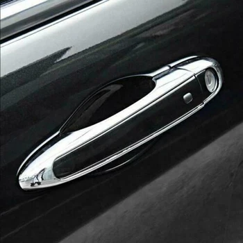 

4PCS ABS Silver Look Side Door Handle Cover Trim for Toyota RAV4 2019-2020