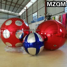 Надувные зеркальные шары Светоотражающие шары для ПВХ висячие украшения Рождественский шар