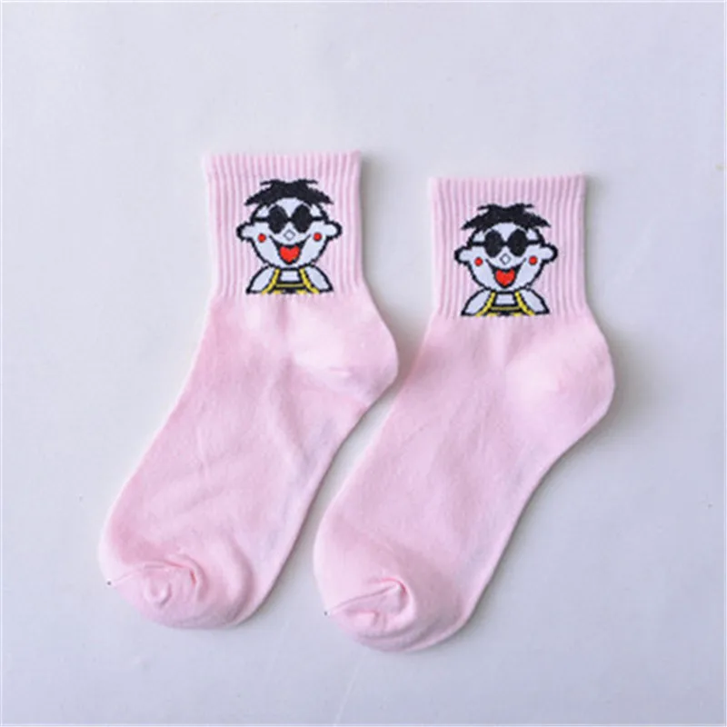 Summer-Ladies-Short-Socks-Korea-Japanese-Cotton-Flame-Harajuku-Socks-Girl-Cartoon-Cactus-Gun-Funny-Female(6)