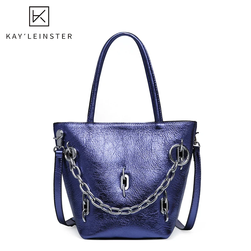 Натуральная кожа модная дизайнерская женская сумка через плечо с цепочкой металлическая текстура повседневная женская сумка женская Большая вместительная сумка-тоут