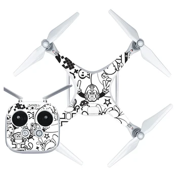 

Graffiti Style Vinyl Skin Sticker for DJI Phantom 4 Drone And Remote Controller 0167