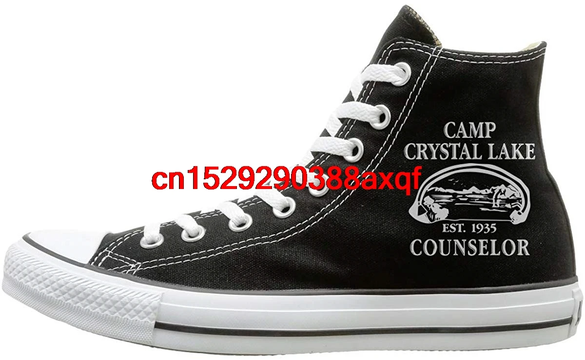 

Canvas Shoes Camp Crystal Lake Counselor Classics High Top Lace Ups Sport Sneakers For Men's Women's